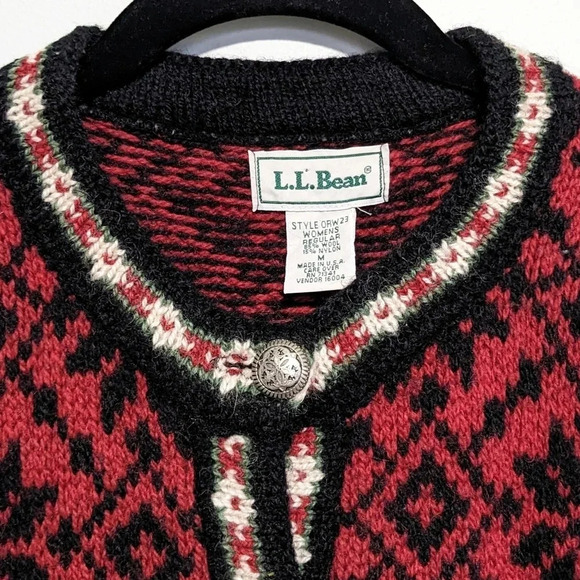 Vintage L.L. Bean Nordic Style Sweater - Picture 2 of 6